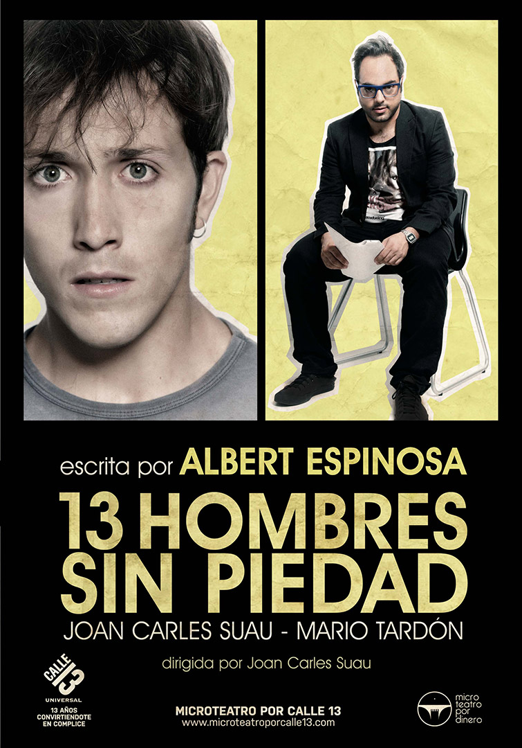 13 hombres sin piedad - Microteatro