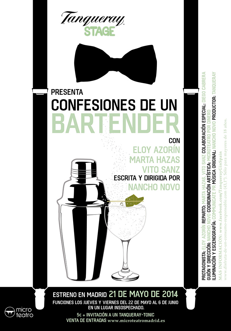 Confesiones de un bartender.  - Microteatro