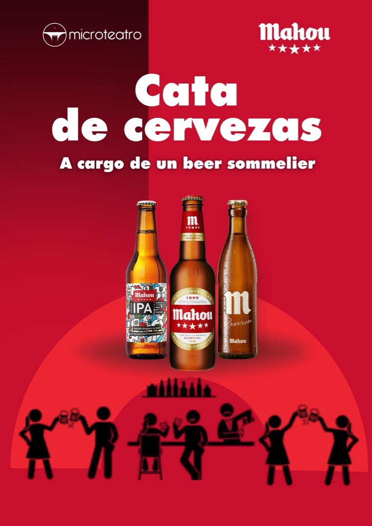Cata de cervezas de la familia Mahou - Microteatro