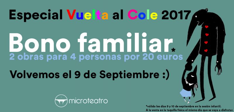 Especial vuelta al cole – Microteatro