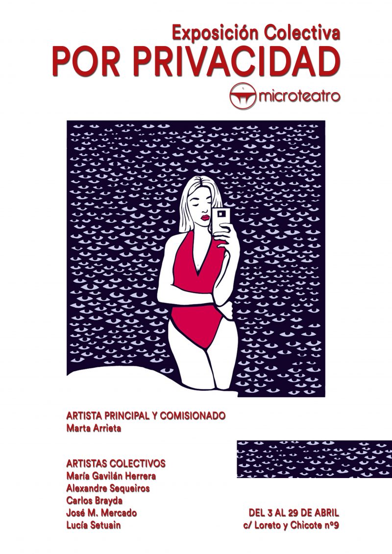Por privacidad, exposición colectiva – Microteatro
